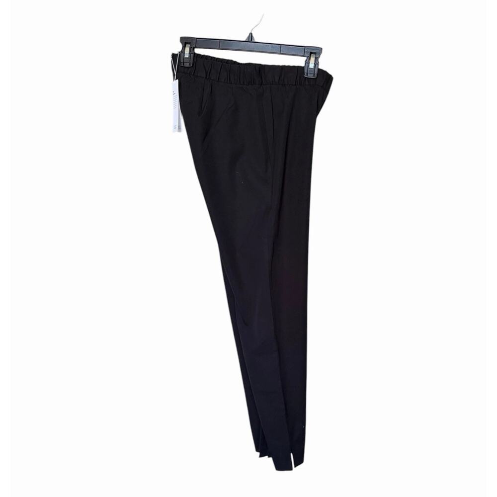 Eileen Fisher Black Stretch Twill Ankle Pants XSP Petite Pull On NWT Classic - Picture 9 of 16